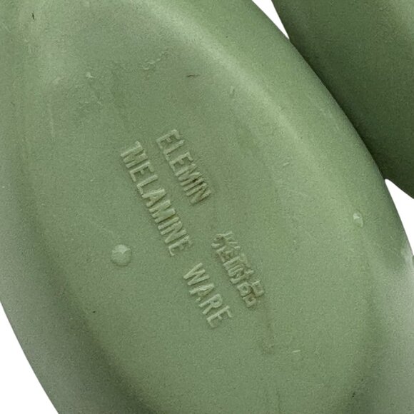 Elefin Melamine Ware Green Spoon Set Of 2 - Picture 3 of 3